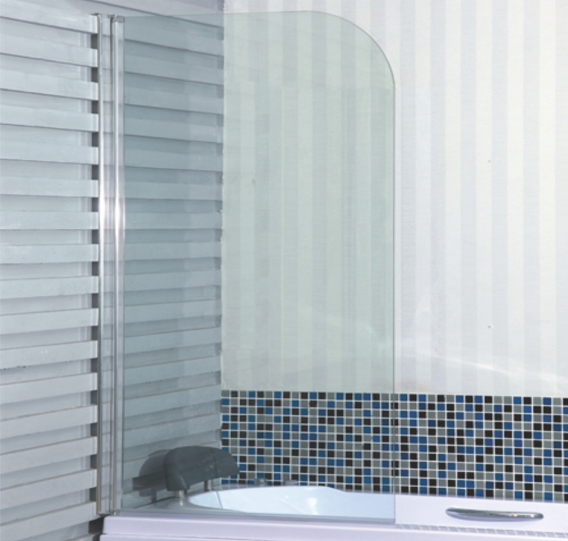 Framed Bathroom Glass Partition in pune